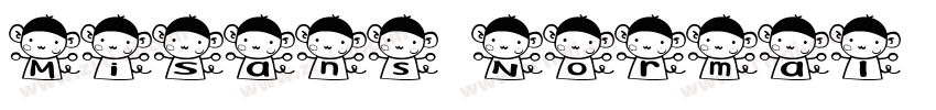 MiSans Normal 普通(西方)字体转换